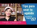 Tips para usar tu agenda