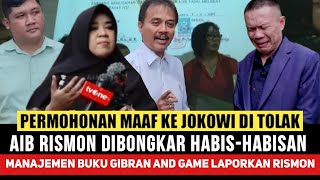 AFTER JOKOWI'S REJECTION?! RISMON REPORTED BY GIBRAN AND GAME'S BOOK MANAGEMENT, TURNS OUT IT'S O...