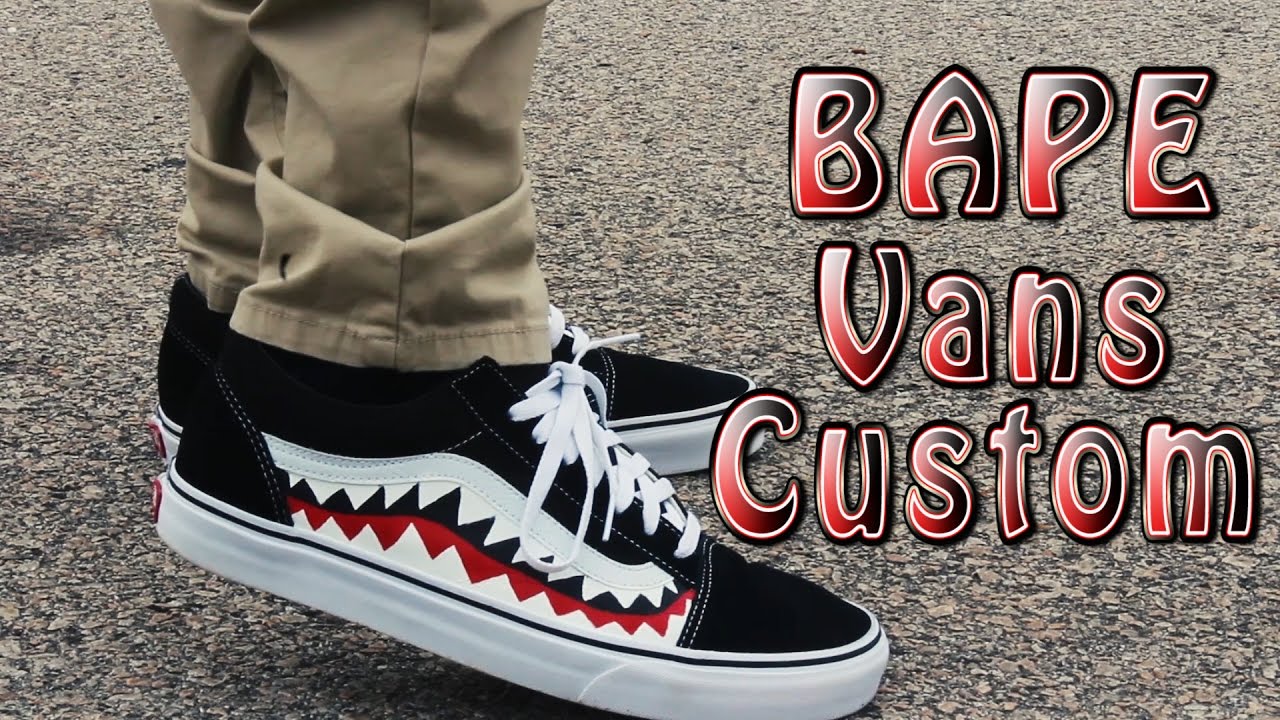 vans old school bape