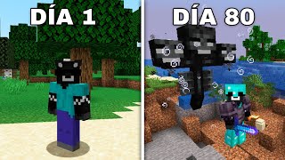 Sobreviví los 80 días MAS DIFICILES de MINECRAFT