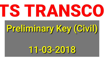 ts transco civil key 2018 abcd sets