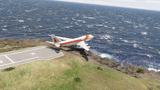 B747 Iberia Full Power Takeoff at Juancho!