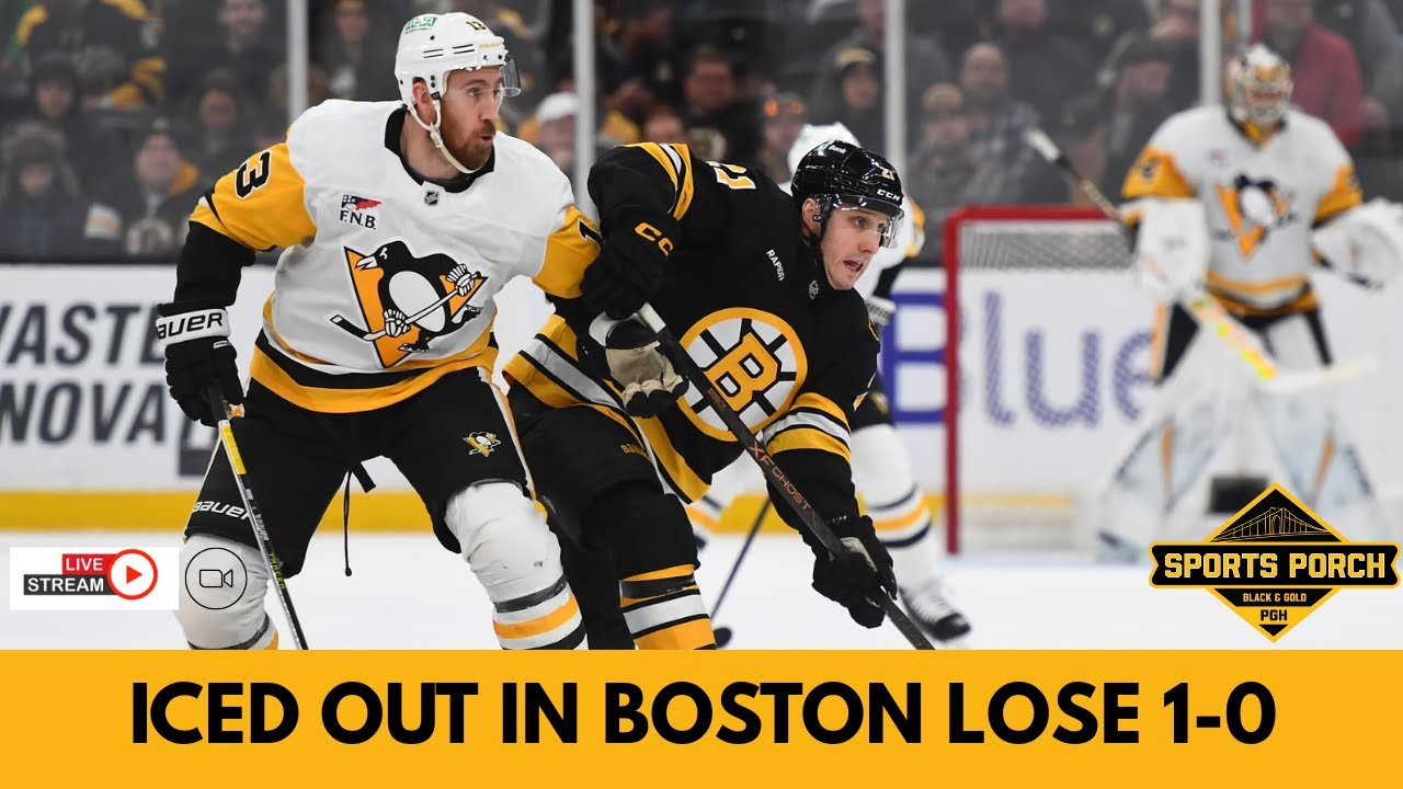 Penguins can't score lose 1-0 to Boston