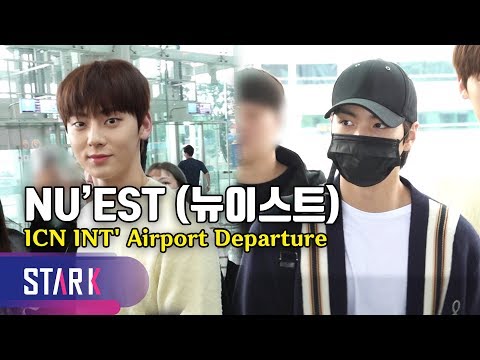 NU&amp;#39;EST, 190927_ ICN INT&amp;#39; Airport Departure (뉴이스트 민현, 산뜻한 황제 비주얼)