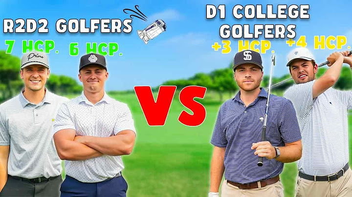 2 Amateurs vs D1 College Golfers | Intense 2v2 Scramble Match!