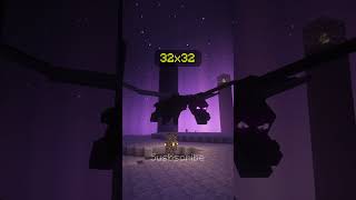 Minecraft Ender Dragon 8x, 16x 32x, 64x 512x 😨 #minecraftshorts #texturepack
