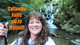 Catawba Falls:  How to see the falls without the crowds
