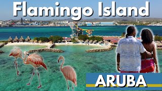 ALL-INCLUSIVE De Palm Island Aruba: Flamingos, Water Park, Snorkel, Waterslides | Caribbean Vacation