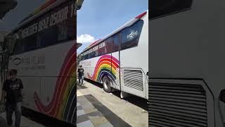 bus Putra Pelangi dari Padang menuju ke Medan 1 Februari 2022