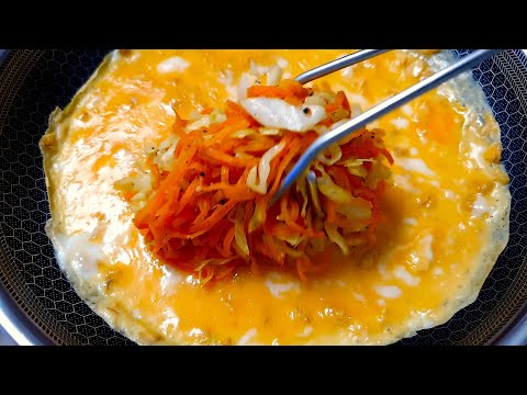 양배추 당근 계란은 이렇게 드세요! 속편하고 든든한 맛있는 한끼가 완성됩니다👍💯