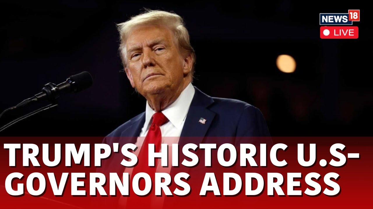 LIVE | President Donald Trump Delivers Remarks At The Governors Working Sessions | US News  | N18G