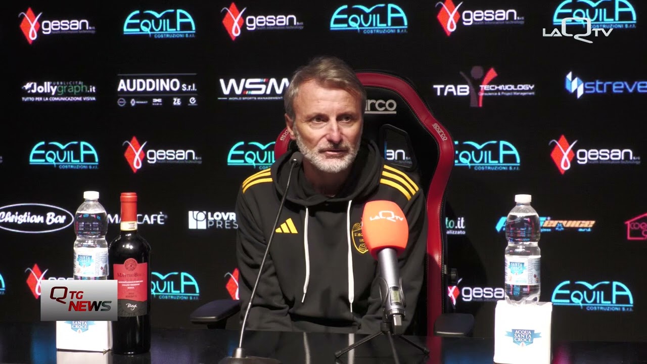 L'Aquila-Castelfidardo 1-0. De Feudis, 'Successo meritato, vittoria di gruppo'