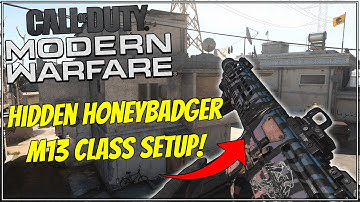 This Hidden HONEY BADGER Class Setup Is Amazing "Best M13 Class Setup" In Modern Warfare!