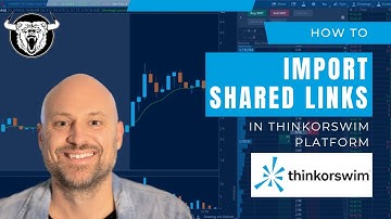 How to Import Shared Links in ThinkorSwim