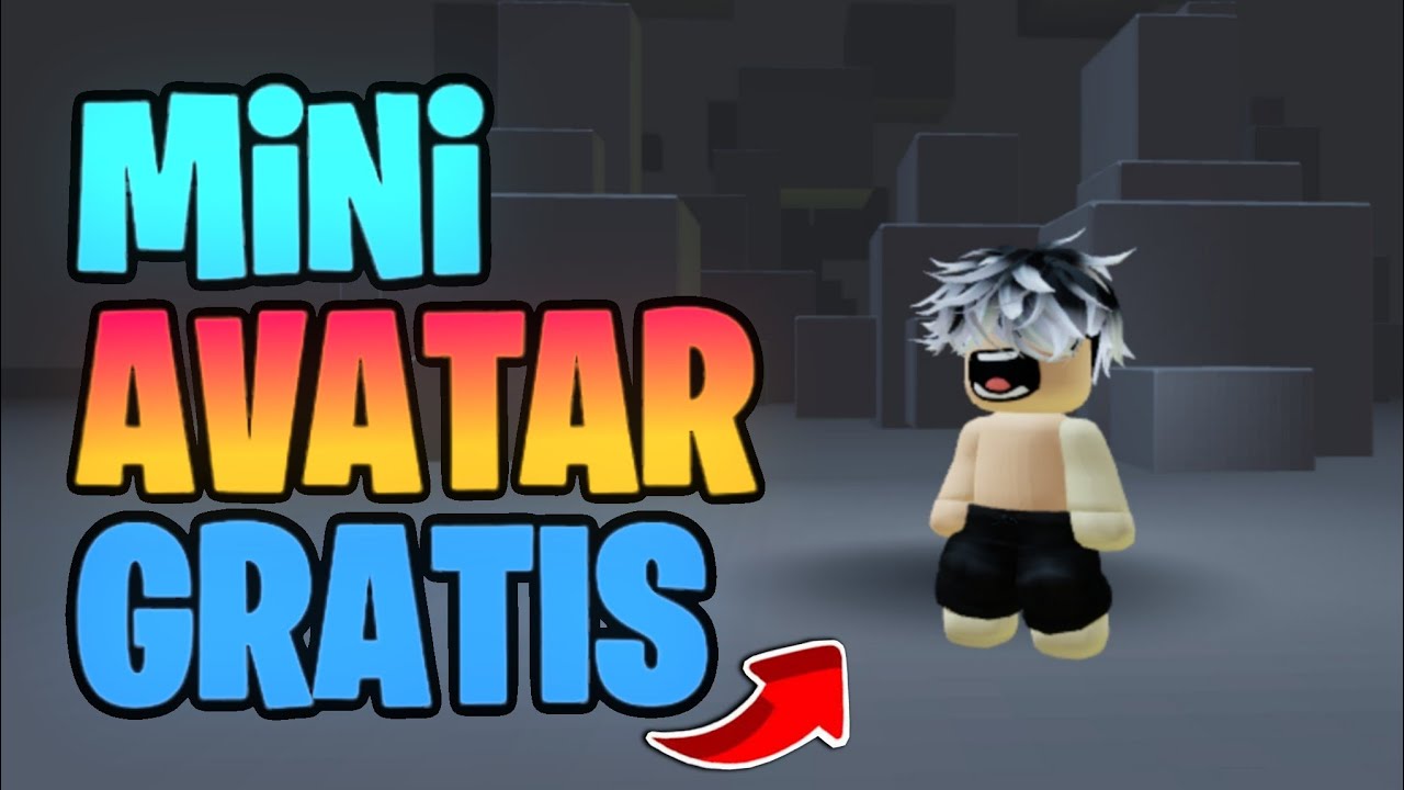 NOVA SKIN DO ROBLOX!  NOVO MINI AVATAR GRÁTIS! COMO FICAR PEQUENO DE GRAÇA  NO ROBLOX!🥳 