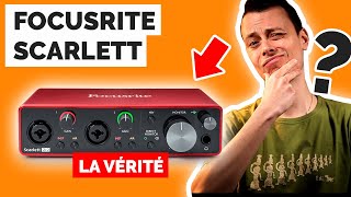 La VÉRITÉ sur les interfaces FOCUSRITE SCARLETT (et les autres interfaces du même style)