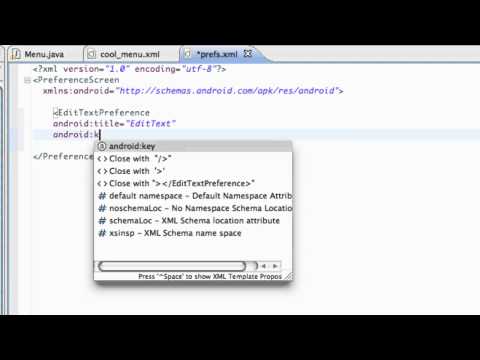 Android Application Development Tutorial   54   Setting up Preferences   YouTube