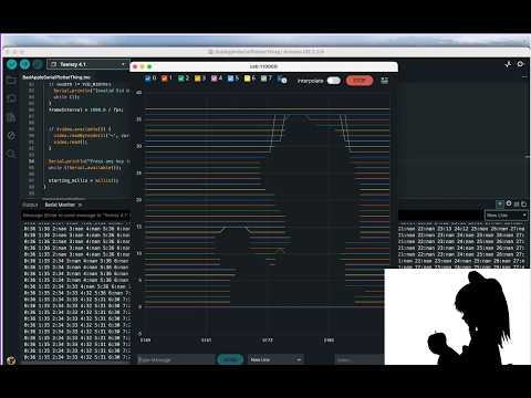 Bad Apple!! but its on the Serial plotter