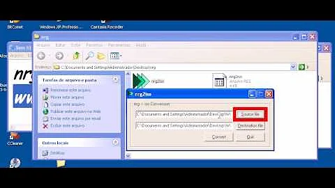 Como converter arquivo NRG para MP4?