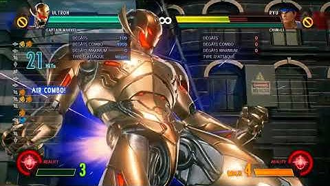 Captain Marvel setup with Ultron