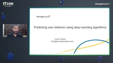 ITCON 2020 - 1st Session - Predicting user behavior using deep learning algorithms