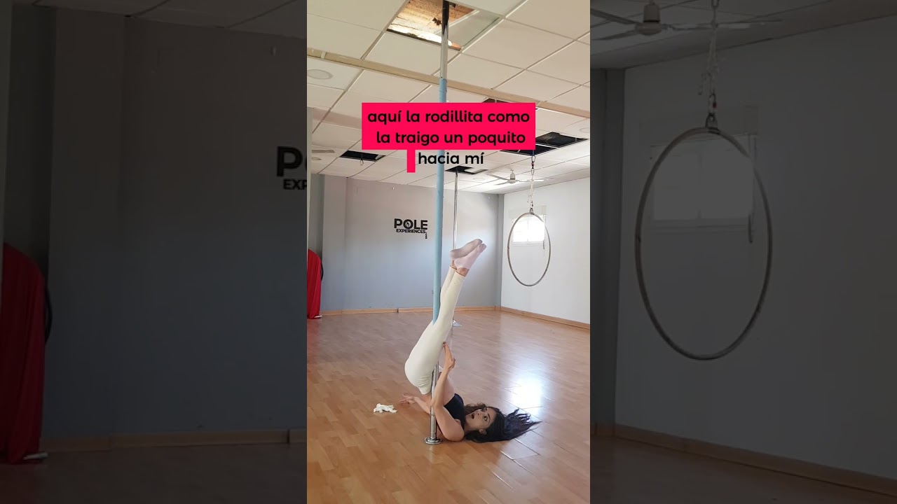 pole sport técnica figura escorpio nivel básico de pole dance