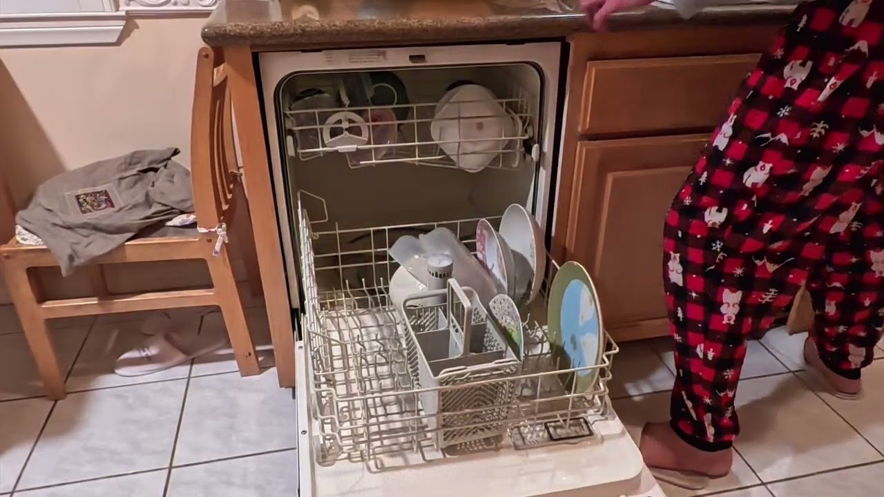 Washing Dishes after Dinner