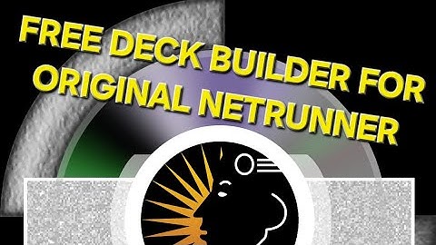 A free deck building tool for Original Netrunner