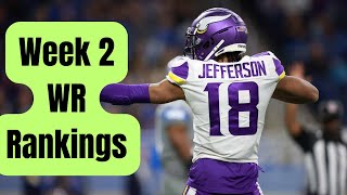 Week 2 WR Rankings Fantasy Football 2025