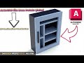 AutoCAD 3D Ecza Dolabı Çizimi | Modelleme, Renklendirme ve Render