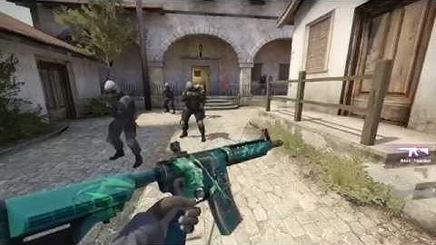 M4A4 Poseidon Factory New - Gameplay  [Clip 720p]