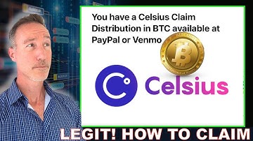Celsius 3e distributie is legitiem. Wat ik heb gedaan om het te claimen. Paypal of Venmo.