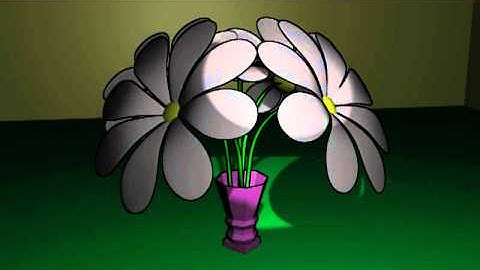 Blender Cartoon Flower Animation