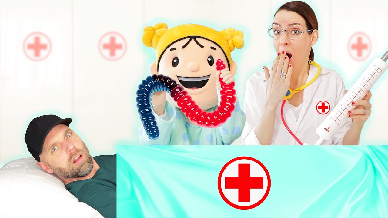 NAAR DE DOKTER in het ZOETE ZUSJES ZIEKENHUIS!! [Leuke Sketches] ♥DeZoeteZusjes♥