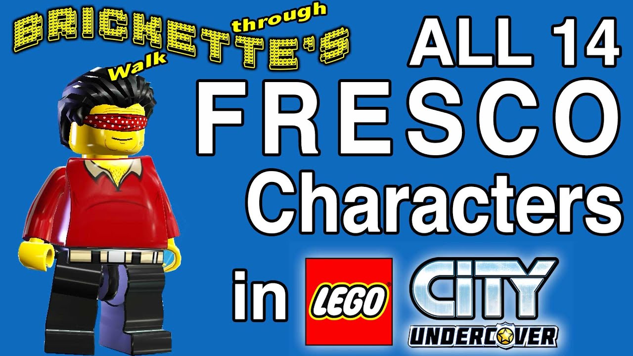 Fabrikant Elendig Mejeriprodukter All 14 Fresco Characters and 1 Grand Canal Character Token in LEGO City  Undercover - YouTube