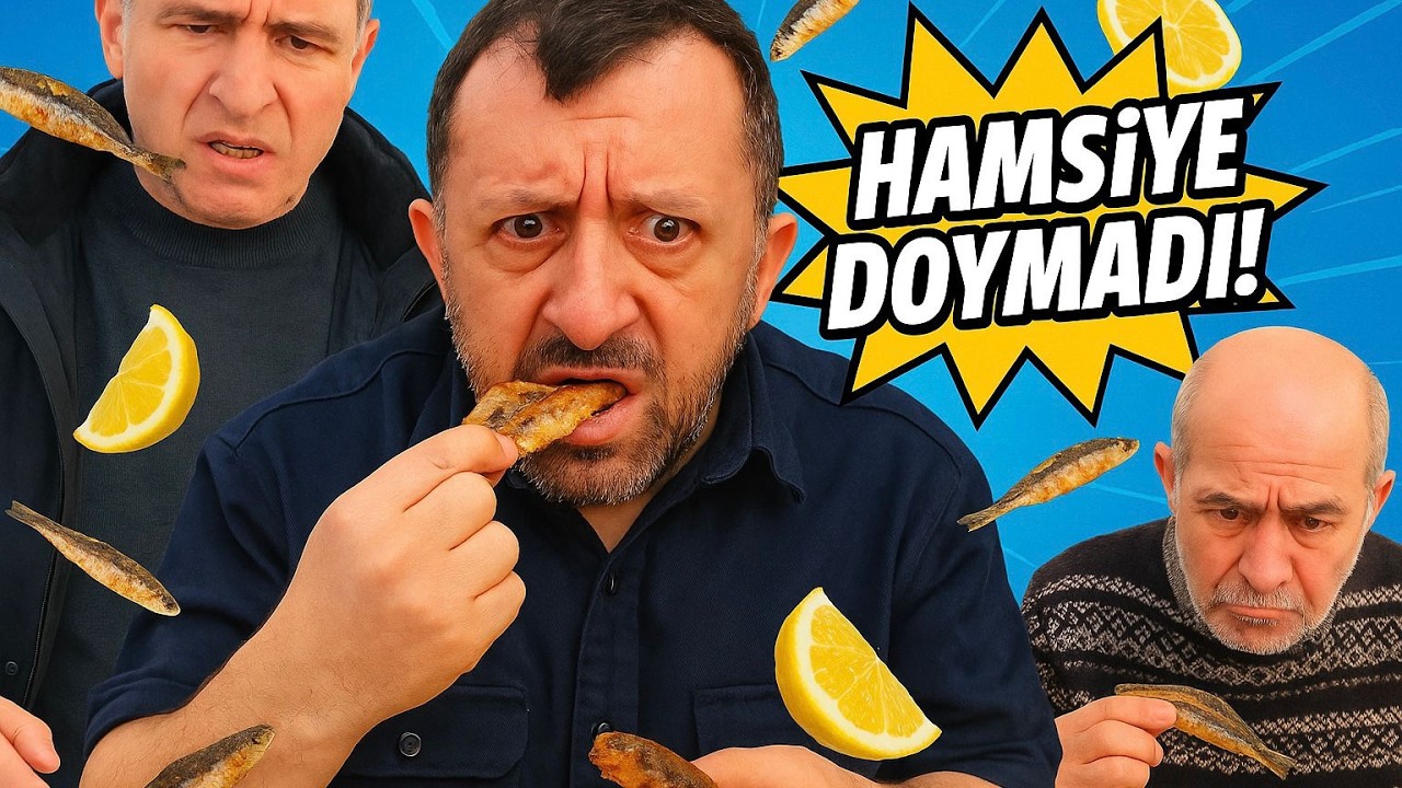 Кёксал Баба и Рычит Хунхарджа съели анчоусы, вкус и смех в одном!