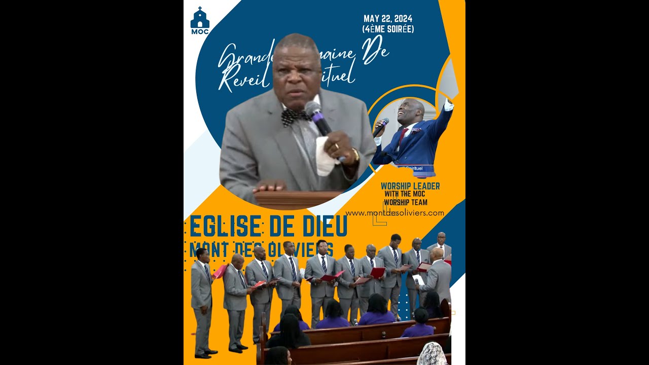 Grande Semaine De Reveil Spirituel a L'Eglise De Dieu Mont Des Oliviers (4ème soirée) 5/22