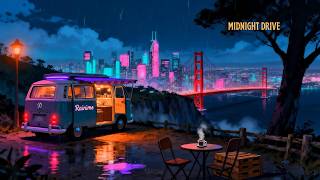 Rainy Night Drive 🌧️ Lofi Beats to Relax &amp; Study | Cozy City Lights