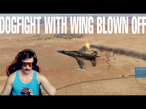 Real Fighter Pilot Defends the Straits of Hormuz With One Wing Blown OFF | Digital Combat Sim