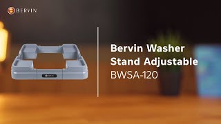 Bervin BWSA Series | Dudukan Mesin Cuci Top Load & Twin Tub Adjustable – Anti Getar & Anti Karat