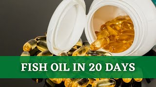 4 health benefits of fish oil for men and women | Take fish oil for 20 days