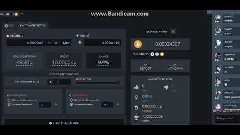 Bitsler.com Exploit Script $747 in 6 minutes 100% wins 0% loses PROOF,,, loss