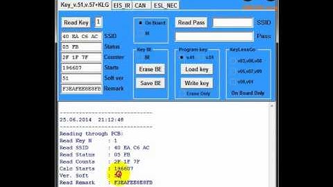 Benz NEC PRO57 Read password from key ROM V51