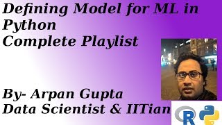 Training a machine learning model with scikit-learn |End to End ML | Arpan Gupta