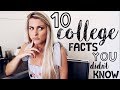 10 Things People DON'T Tell You About College | Tasha Farsaci