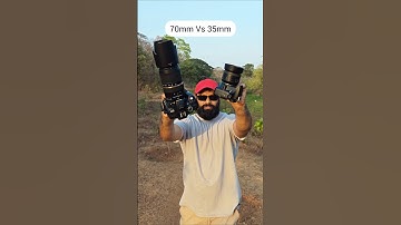 35mm lens Vs Zoom Lens! Which is better? Dslr camera #shorts