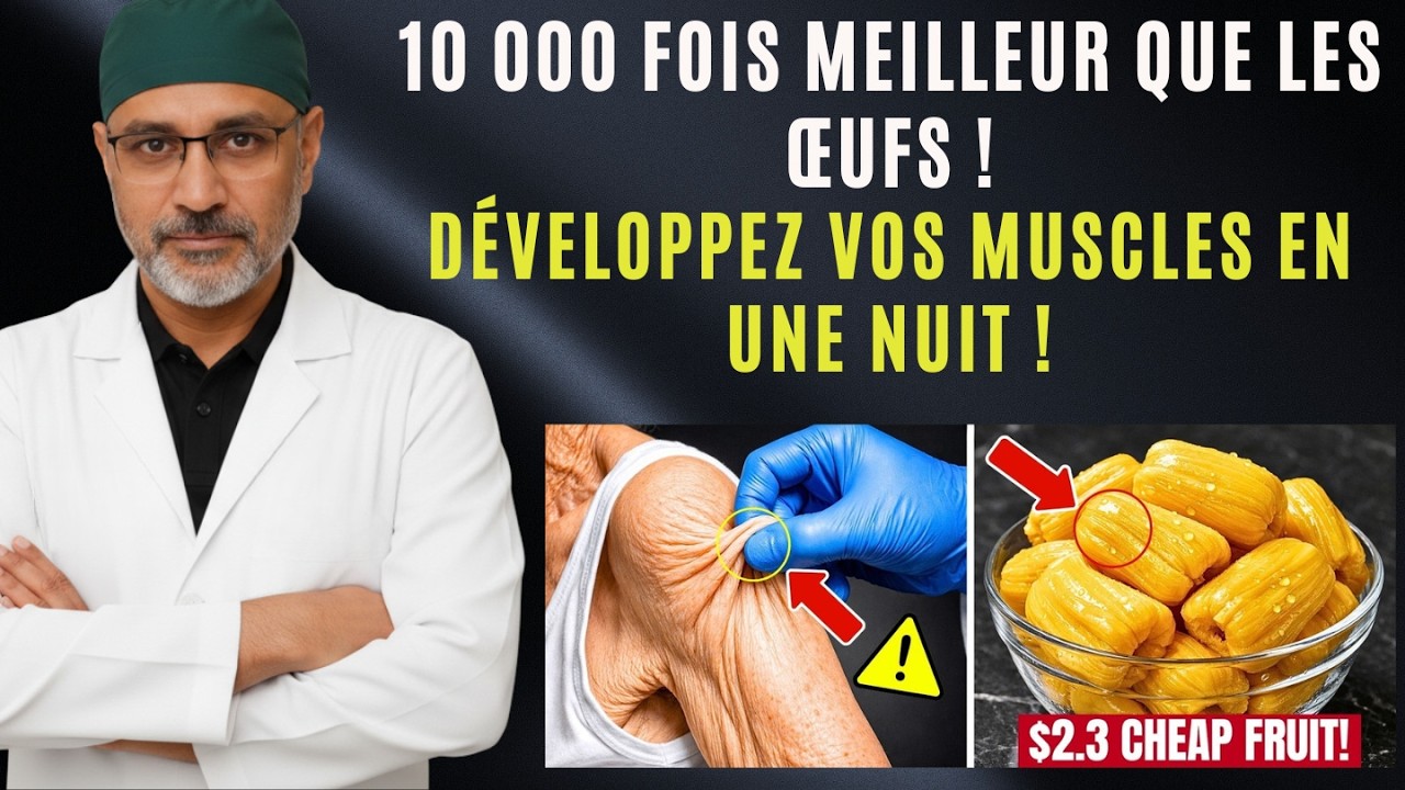 Muscle après 75 ans : cette protéine de fruit surpasse largement les œufs (Un médecin explique)