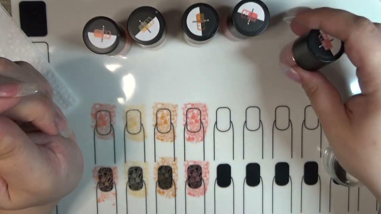 maniology 2024 march stamping polish swatch comparisons