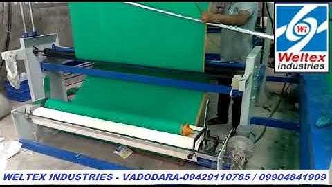 SHADE NET DOUBLE FOLD ROLLING MACHINE