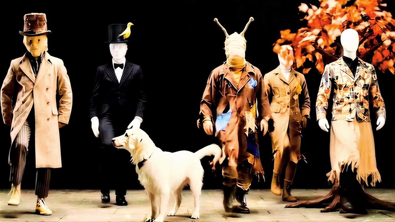 Surreal AI Dance - Smoke on Saffron Street 